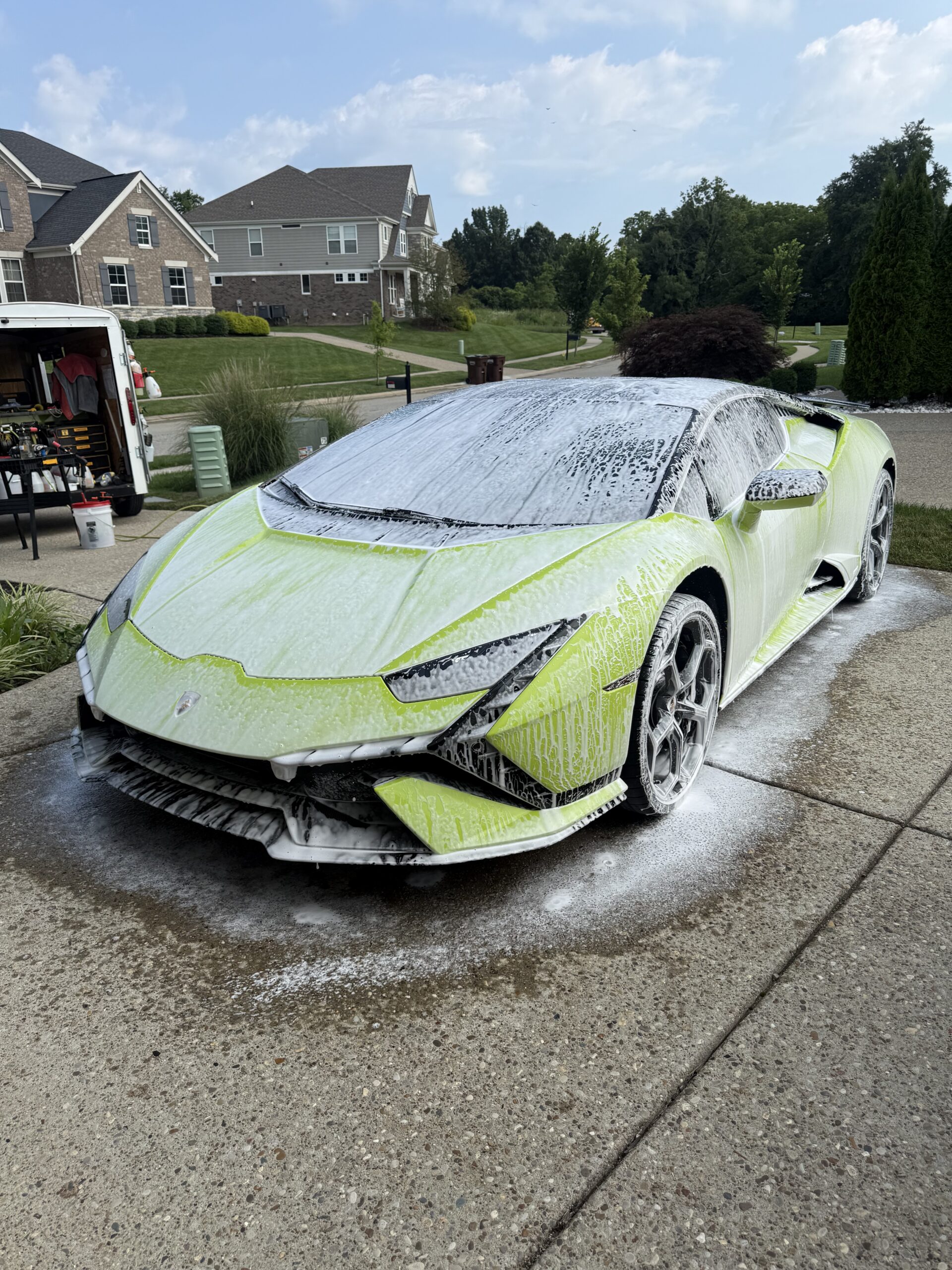 Lamborghini exotic car detailing Louisville Kentucky